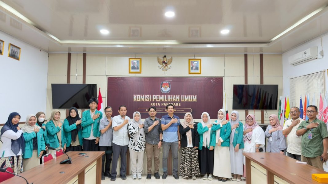 KPU Kota Parepare Terima Penarikan Mahasiswa PPL IAIN Parepare