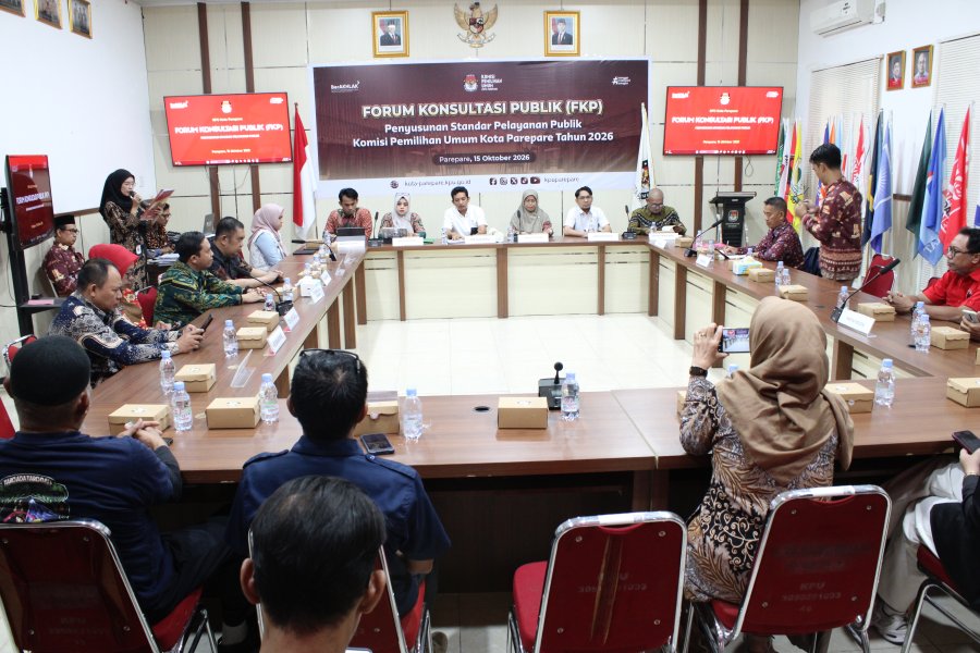 Forum Konsultasi Publik KPU Kota Parepare